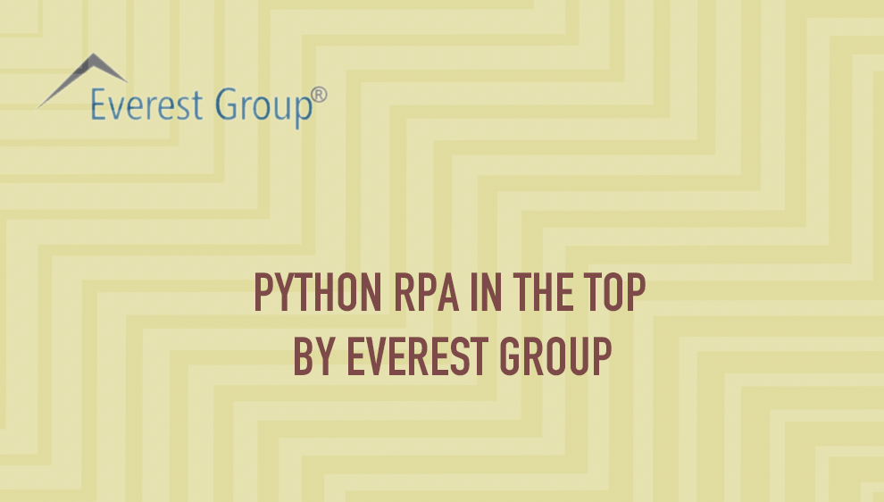 everest group rpa python rpa